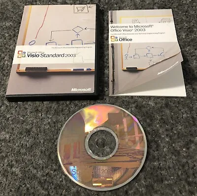 Microsoft Office Visio Standard 2003 W/ CD & Booklet • $14.40