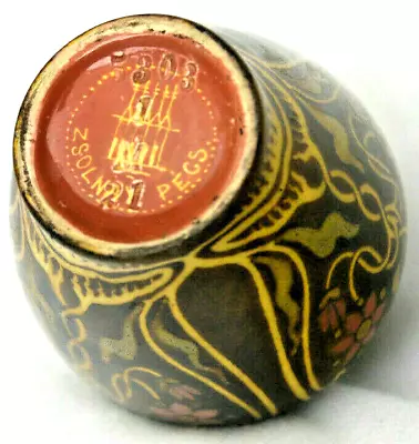 $1900 • Buy ZSOLNAY Pecs, Old Mark On Bottom , Early 1900's Art Nouveau Hungarian Vase, FINE