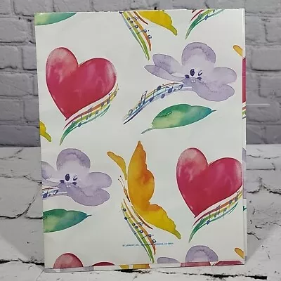Vintage Current Stationary Gift Wrap Wrapping Paper Music Notes Hearts 30  X 24  • $8.49