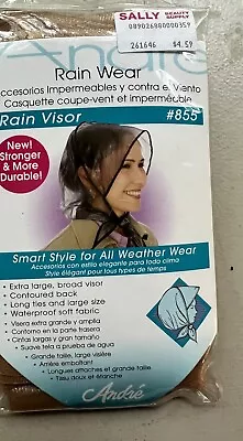 Andre Rain Wear Rain Visor Bonnet261646  Beige  W/ Visor • £4.82