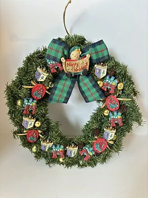 1993 Muffy Vanderbear “A Highland Fling” 10” Scottish Christmas Wreath  • $25.50