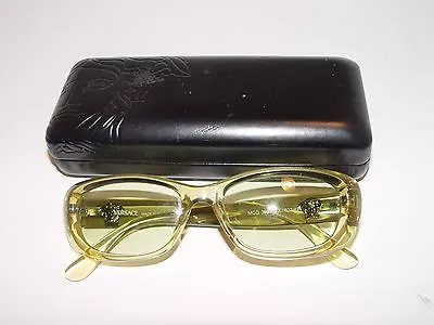 Rare Vintage Versace Mod 386 Col 633/424 Green Frames Green Lens Made In Italy • $200