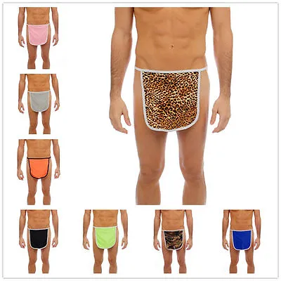 Valentines Mens Sexy Stretch Open Mankini Thong Apron Panties Underwear Lingerie • £3.50