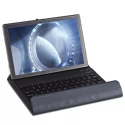 Universal 10.1  Tablet Case With BT Keyboard Magnetic Cover Protection Case W3N2 • $25.99