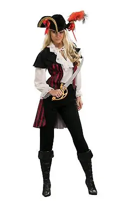 Rubie's Official Pirate Lady Costume Maria Lafay Character Pirate Queen Fancy  • £12.80