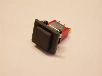 C&K 8121J81ZGE22 SPDT Momentary Pushbutton Switch Snap-In With Frame • $14.99