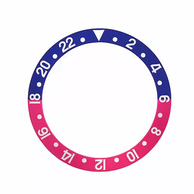 Bezel Insert For Rolex Gmt 16700 16718 16760 Fuchsiia Blue Red/pinkish • $136.94