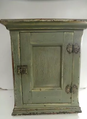 $220 • Buy Antique Crackle Painted Medicine Chest Cupboard Cabinet Australiana
