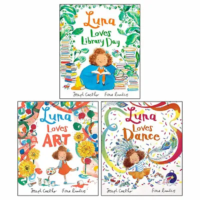 Luna Loves Series By Joseph Coelho: 3 Books Collection Set - Ages 2-6 - Paperbac • £13