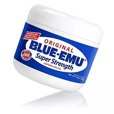 $14.99 • Buy Original Blue-Emu Super Strength Odor-Free Emu Oil Topical Cream , 4 Oz (118g)