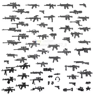 Weapon Pack Assorted Lot Of Weapons Guns Rifles For Mini Military Figures MOC • $13.22