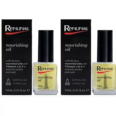 £9.95 • Buy 2x Dr Lewinns Renunail Nourishing Oil - 14ml - New - Genuine Renunail