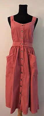 LA VIE Rebecca Taylor Sz M Dress Washed Out Or Faded Red Sleeveless Tank C5 • $39.99