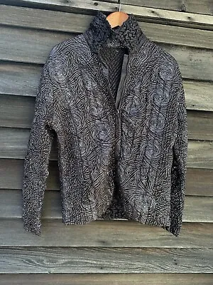 UBU Textured Puffy Reversible Jacket NWT In Brown /Silver • $49