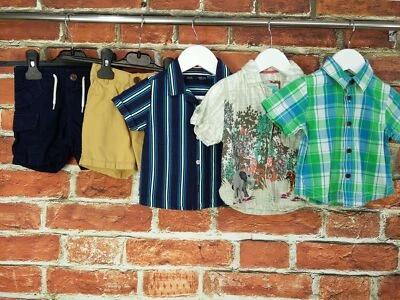 £14.99 • Buy BABY BOY BUNDLE AGE 6-9 MONTHS MONSOON GAP ZARA Etc SHIRT SHORTS SUMMER SET 74CM