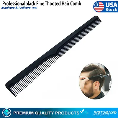 Hair Comb Mens Women Pocket Salon Barber Hairdresser S6j2 Black X4D6 New!~ V8L4 • $6.13