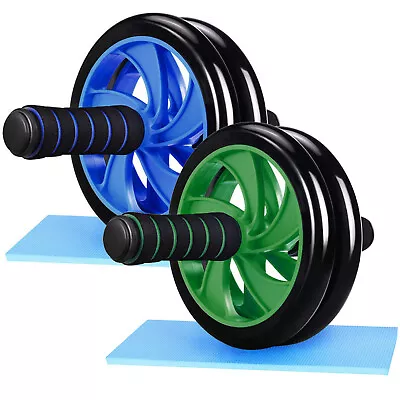 Abdominal Exercise Roller Body Fitness Strength Training Machine Abs Wheel Gym • £5.95