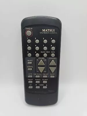 MATSUI TV REMOTE CONTROL For 1476R 2076R • £5.99