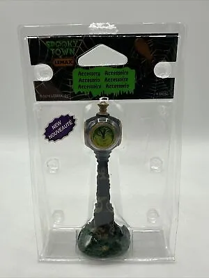 Lemax 64052 CREEPY CLOCK Spooky Town Accessories Halloween Decor Accessory I • $11.99