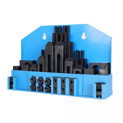 58 Piece 1/2 T-Slot Clamping Kit Mill Machinist Set With 3/8-16 Studs New • $57.61