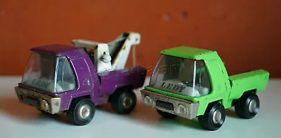 Mexican Vintage Tin Crane Trucks Lili Ledy Made In Mexico 1960s • $120