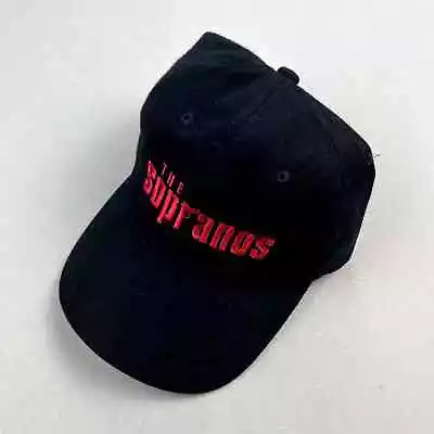 Vintage The Sopranos Hat Cap Strapback Black HBO TV Series Drama Adjustable 90s • $31.99