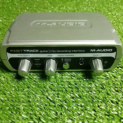 M-Audio Fast Track Guitar Instrument Mic Recording USB Digital Audio Interface  • $29.30