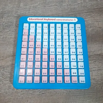 Vintage Educational Keyboard Addition Subtraction Press And See Magic Math • $10.96