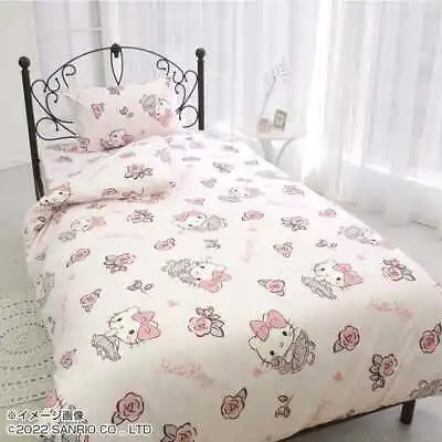 Sanrio Hello Kitty Bed Sheets Set Duvet Cover Fitted Sheet Pillow Case Single  • $59.59