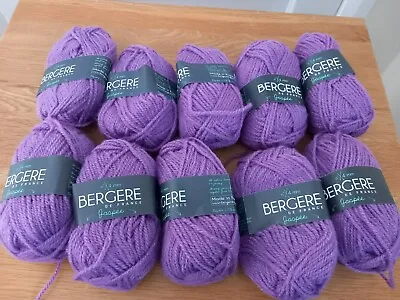 £7.50 • Buy Ten X 25g Bergere De France Glycine Colour Knitting Yarn