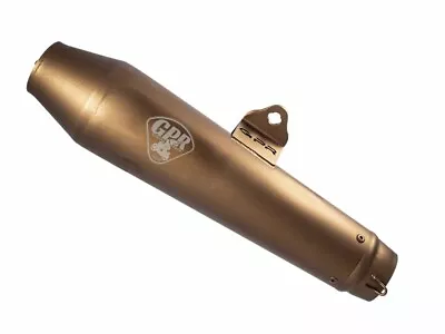 Yamaha Xv 1100 Virago 1986-1999 GPR Ultracone Bronze  Cafe Racer Silencer • $622.60