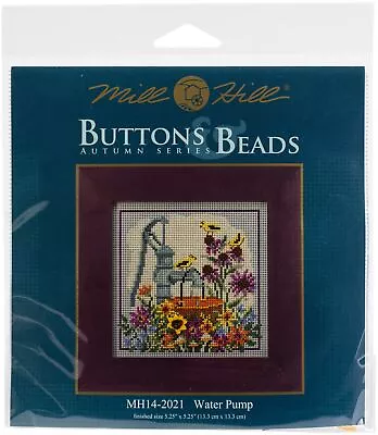 Mill Hill Buttons & Beads Counted Cross Stitch Kit 5 X5 -Water Pump (14 Count) • $16.60