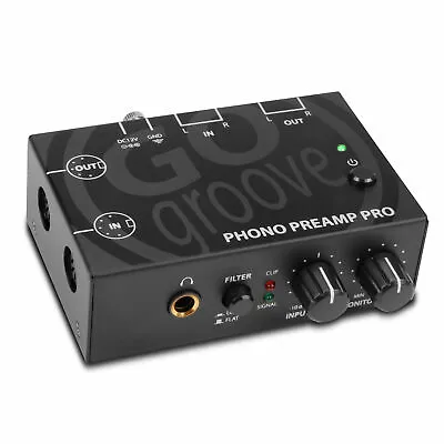 Phono Turntable Preamp Pro With RCA  DIN Connection  RIAA Equalization • $59.99