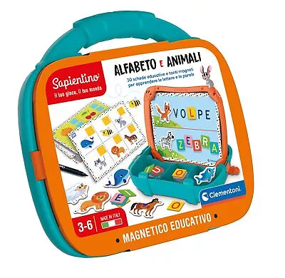 Clementoni - 16714 - Sapientino - Magnetic Case Alphabet And Animals - Education • £29.81