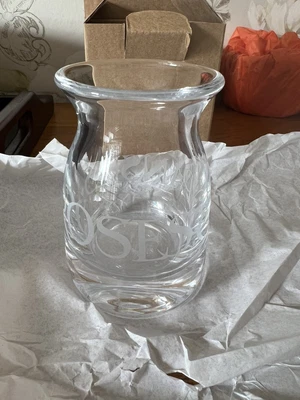 £30 • Buy Emma Bridgewater Black Toast Small Glass Vase “ROSES & PANSIES” - With Box