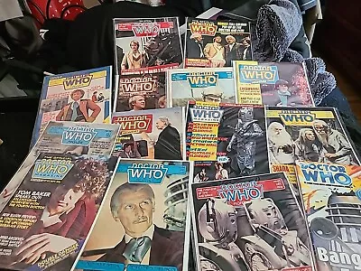 Mixed Lot Of 16 Vintage Dr. Who Magazine Issues By Marvel BBC #95 Has Pin Up • $50