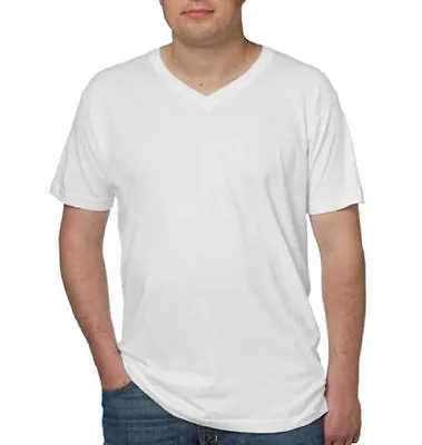 £6.99 • Buy Kirkland Signature Men's Short Sleeve V Neck Cotton T Shirts