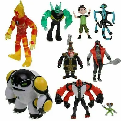 9pcs Set BEN 10 Ten Action Figures Toy Tennyson Four Arms Heatblast Christmas • $34.99