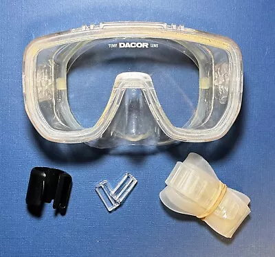 New Dacor Ultra II Diving Mask Clear Frame 5044-00 + Hard Protective Case • $21