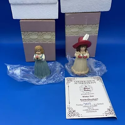 1989Maud Humphrey Bogart  WINTER FUN  H1354 & H1373 Limited Edition  Figurine • $12