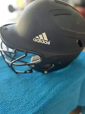 Youth Baseball Helmet Adidas Climalite Batting Helmet Size 6 3/8 - 7 3/8 Black • $40