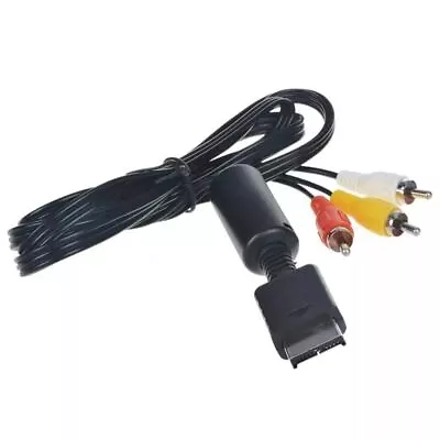 6 Feet AV To RCA Audio Video Composite Cable Cord For Sony PS1 PS2 PS3 PS3 Slim • $3.99