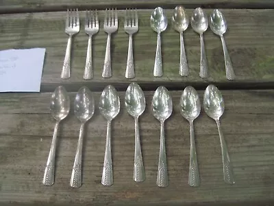 Vernon Silver Plate Flatware Pattern Is Romford 1939 15 Pcs. • $18