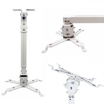 $20 • Buy 4 Arms Universal Projector Ceiling Wall Mount Bracket Monitor Tilt Extendable