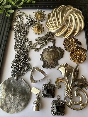 Vintage Sterling Silver 925 Jewelry Lot All Wearable Taxco Mexico Silpada Siam • $41