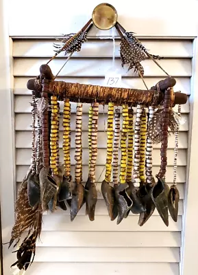 Rare Find ! Awesome Older  Native American  Yaqui Handmade Rattle / Windchimes • $185