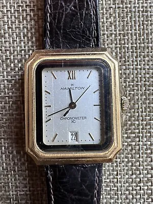 $150 • Buy HAMILTON Chronometer XC 9260 Date Vintage Mens Watch