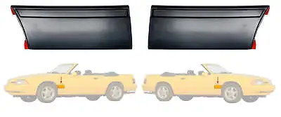 1987-93 Mustang LX Rear Of Fender / Front Wheel Body Moldings - Left & Right Set • $58.38