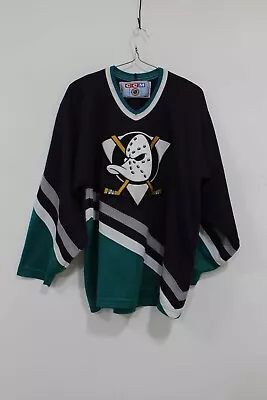 Vintage Mighty Ducks Disney Anaheim Nhl  Ccm Hockey Jersey  Size M Medium • $39.99