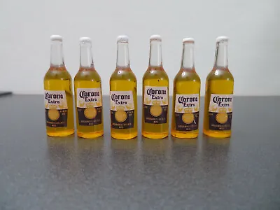 6 PCS CORONA BEER BOTTLES 1/6 SCALE MINIATURE DOLLHOUSE FOOD For BARBIE RE-MENT  • $6.99